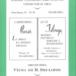 1956 advertisement in a festival program